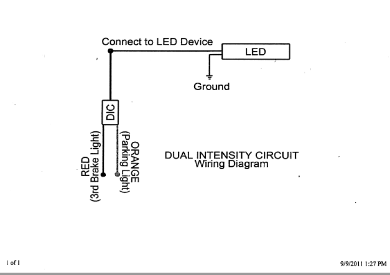 Oracle 60-100 Dual Intensity Circuit - 2016-504