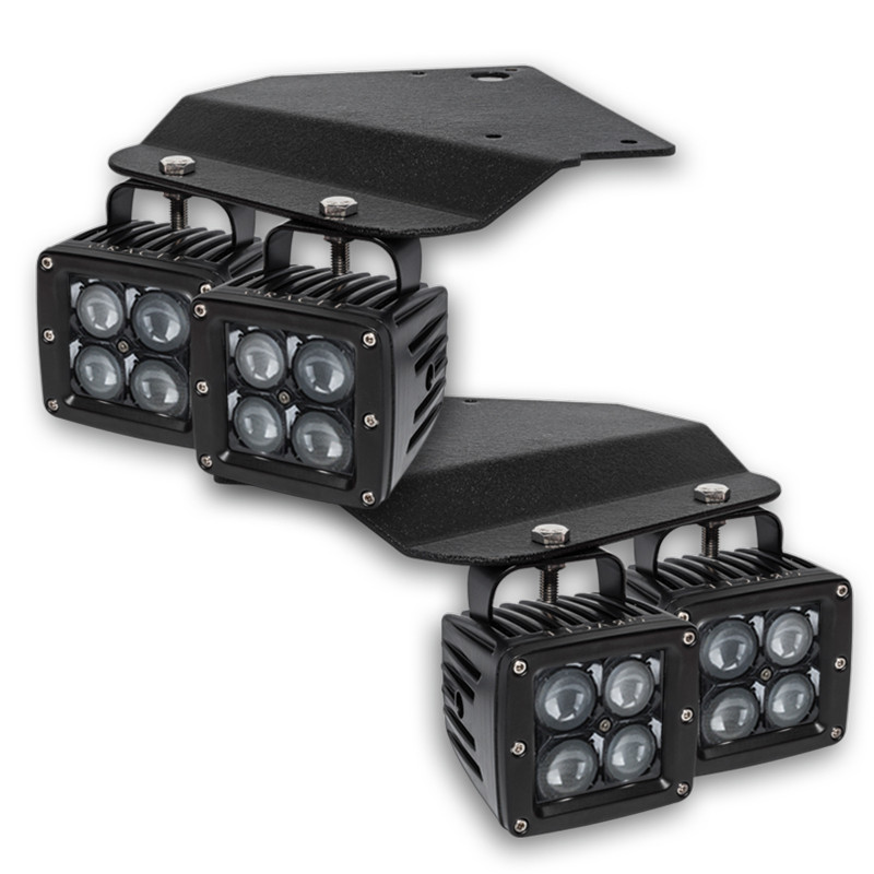 Oracle 10-14 Ford Raptor Fog Light Replacement Brackets/Lights - 2149-504