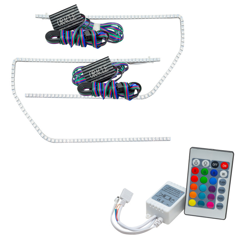 Oracle Ford F-150/Raptor 09-14 Perimeter Halo Kit - ColorSHIFT w/ Simple Controller - 2203-504