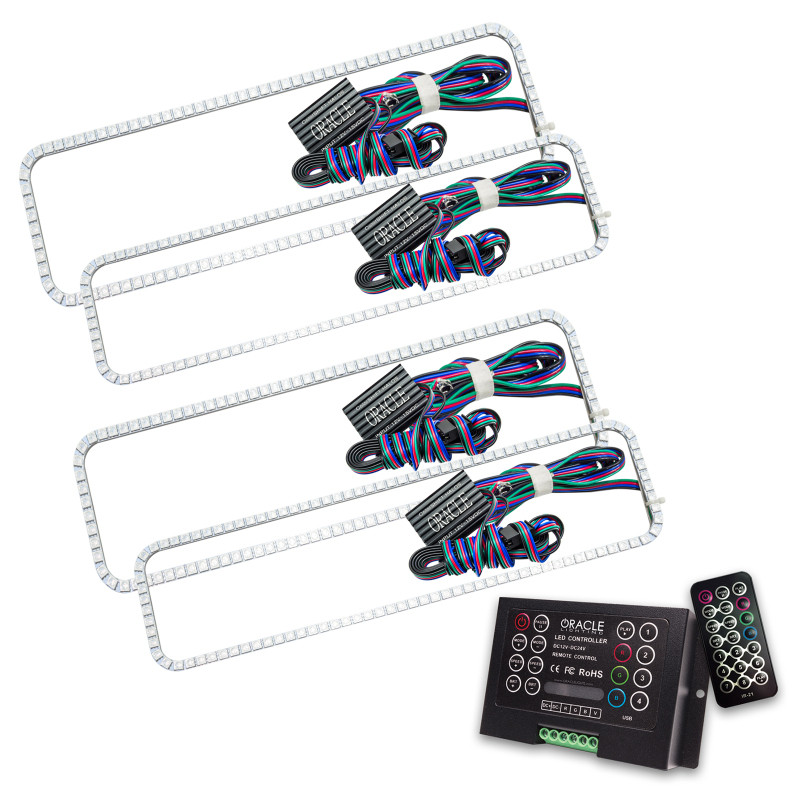 Oracle Ford F250 05-07 Halo Kit - ColorSHIFT w/ 2.0 Controller - 2248-333