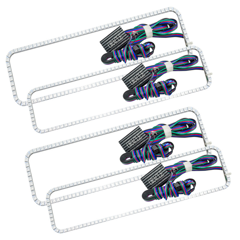 Oracle Ford F250 05-07 Halo Kit - ColorSHIFT w/o Controller - 2248-334