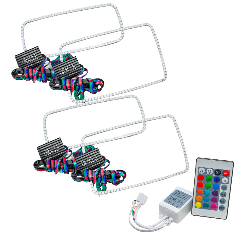 Oracle Ford F250 08-10 Halo Kit - ColorSHIFT w/ Simple Controller - 2249-504
