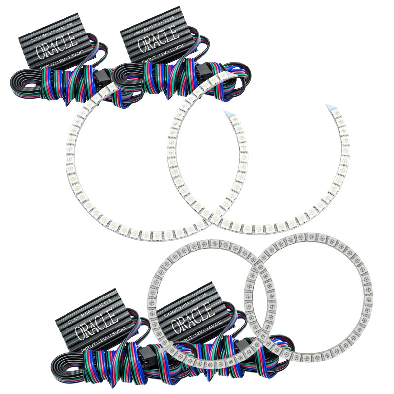 Oracle Mercedes Benz C-Class 08-11 Halo Kit - ColorSHIFT w/o Controller - 2291-334