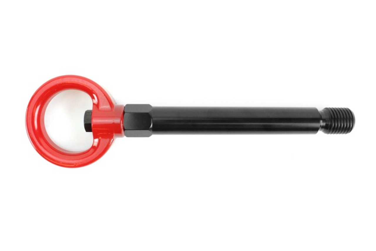 PERRIN 17-21 Honda Civic Si/Type R/Touring/Hatchback Tow Hook Kit Rear - Red - PHP-BDY-251RD