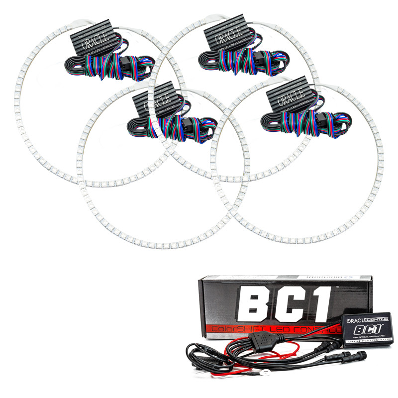 Oracle Jeep Grand Cherokee 05-10 Halo Kit - ColorSHIFT w/ BC1 Controller - 2335-335