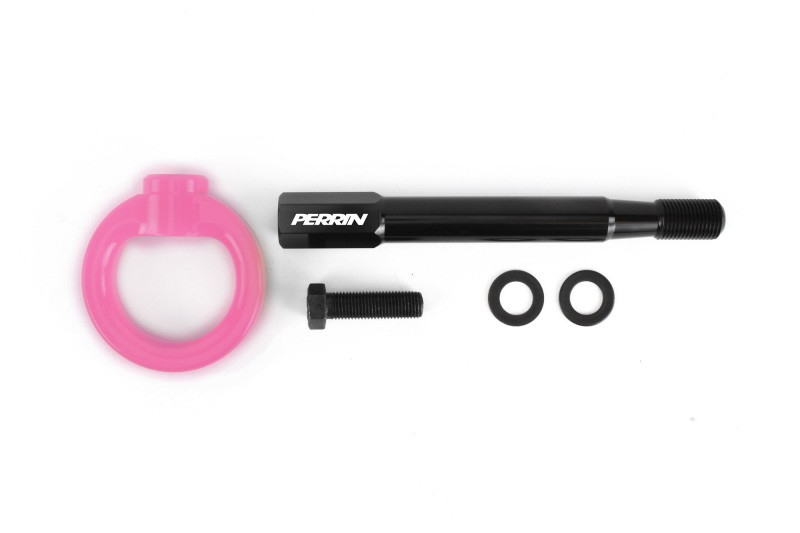 PERRIN 22-25 Toyota GR86 Tow Hook Kit (Front) - Hyper Pink - PSP-BDY-236HP
