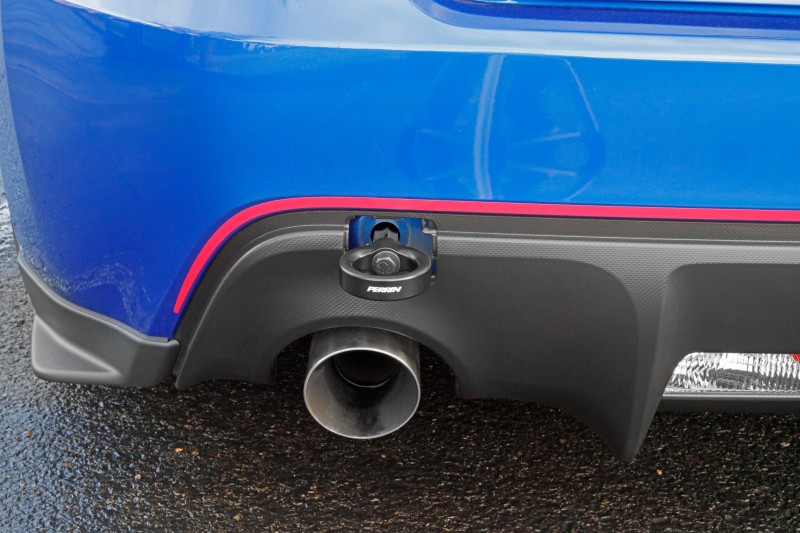 PERRIN 13-25 Subaru BRZ / 13-20 Scion FRS & Toyota 86 / 22-25 GR86 Tow Hook Kit (Rear) - Black - PSP-BDY-255BK