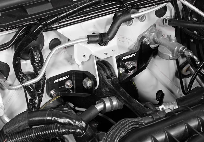 PERRIN 15-21 Subaru Impreza/WRX/STI Pitch Stop Mount & Firewall Brace - Black - PSP-DRV-112BK Photo - Primary