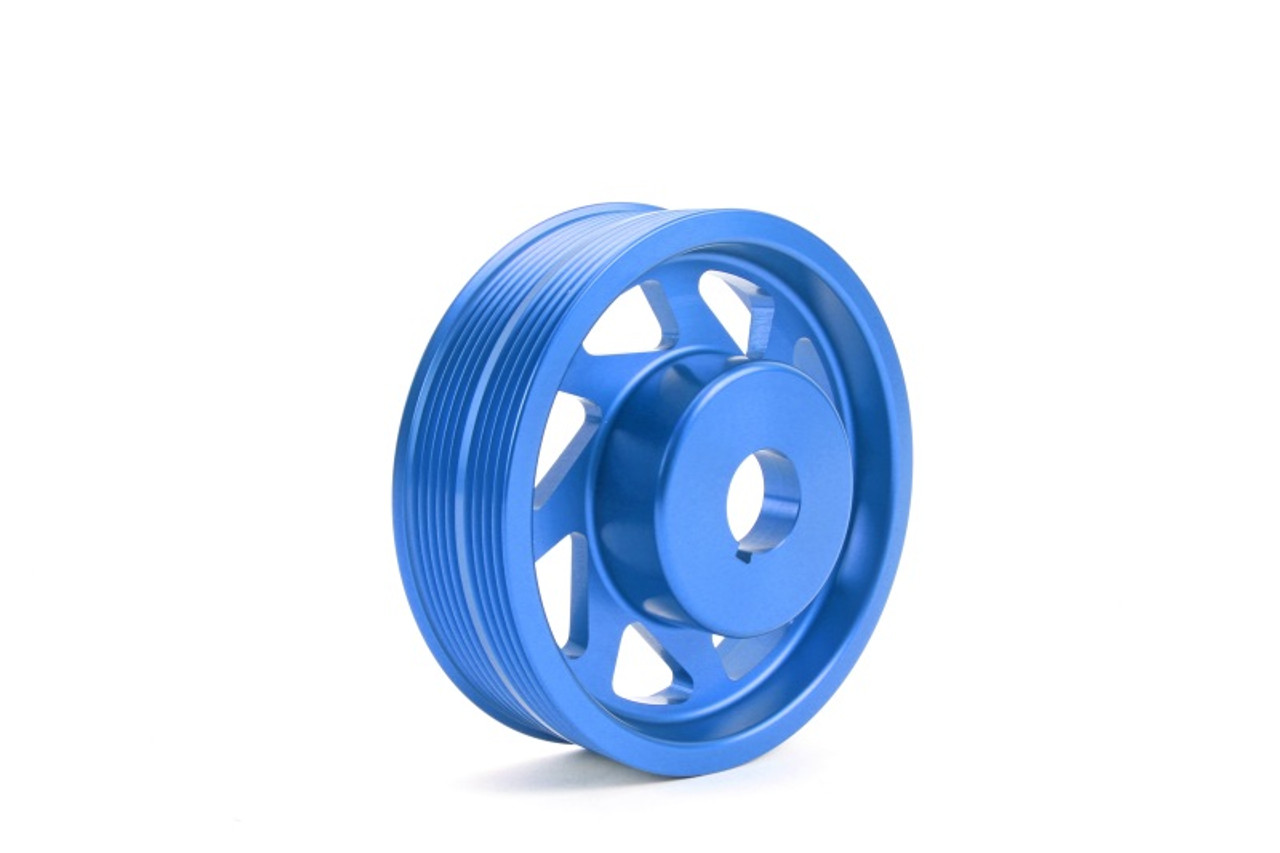 PERRIN 93-14 Subaru Impreza (Incl. 02-14 WRX) / 04-21 STI Lightened Crank Pulley - Blue - PSP-ENG-100BL