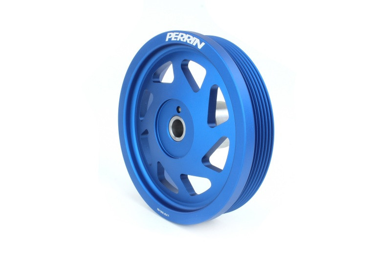 PERRIN 19-21 Subaru WRX / 16-18 Forester / 15-19 Legacy Lightweight Crank Pulley - Blue - PSP-ENG-104BL