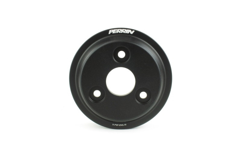 PERRIN 22-25 Subaru WRX / 21-25 Crosstrek / 20-25 LGT/OBXT/FXT Lightweight Water Pump Pulley - Black - PSP-ENG-112BK
