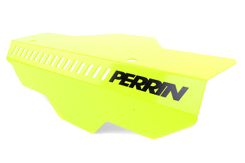 PERRIN 02-14 Subaru WRX / 04-21 STI / 08-11 Impreza Pulley Cover - Neon Yellow - PSP-ENG-150NY