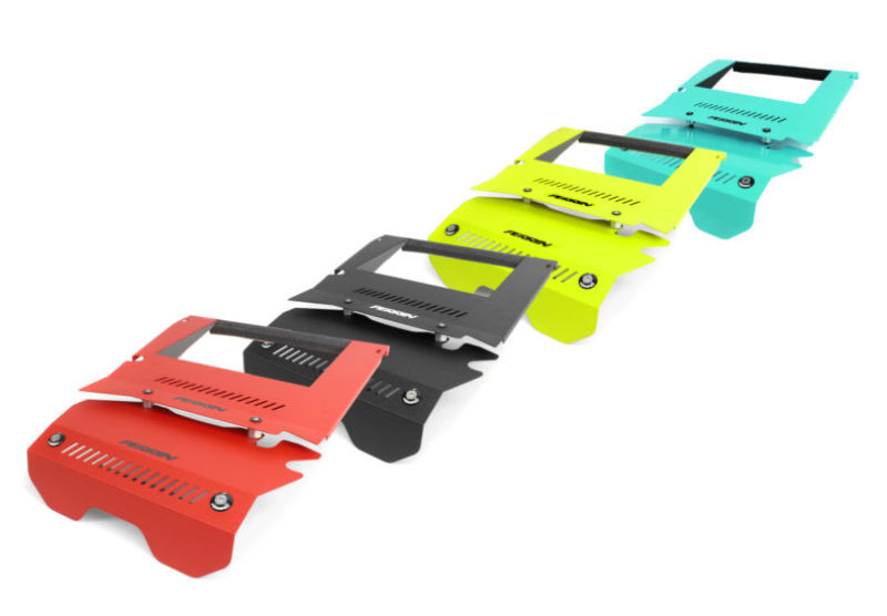 PERRIN 15-21 Subaru WRX Engine Cover Kit (Intercooler & Pulley Covers Incl.) - Neon Yellow - PSP-ENG-165NY