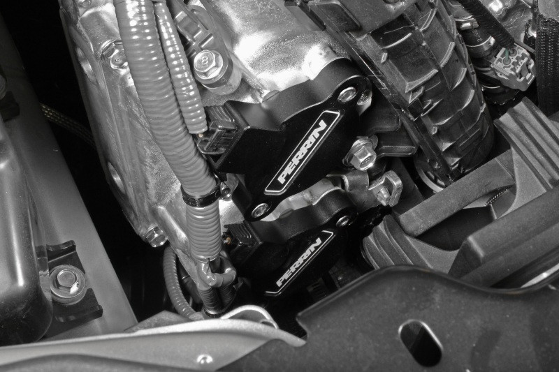 PERRIN 15-25 Subaru WRX / 04-18 Forester / 20-25 OBXT & LGXT Cam Solenoid Cover - Black - PSP-ENG-172BK