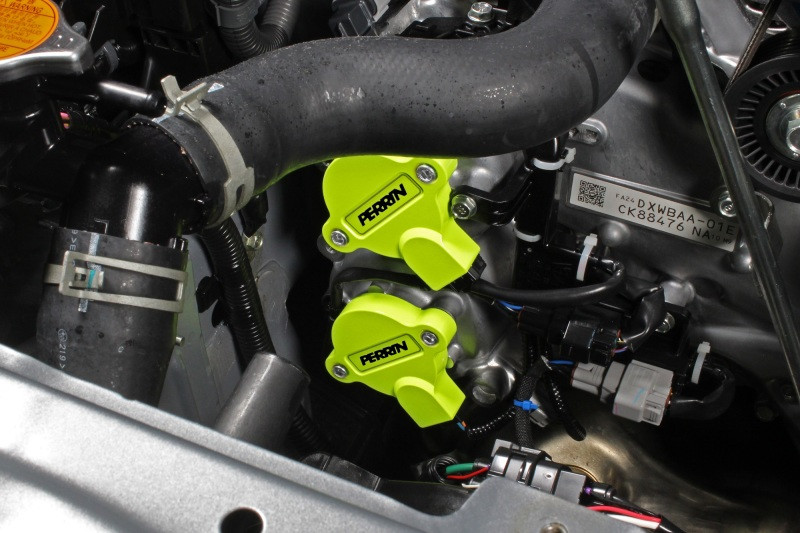 PERRIN 13-25 Subaru BRZ / Scion FR-S / Toyota 86 & GR86 Cam Solenoid Cover - Neon Yellow - PSP-ENG-173NY