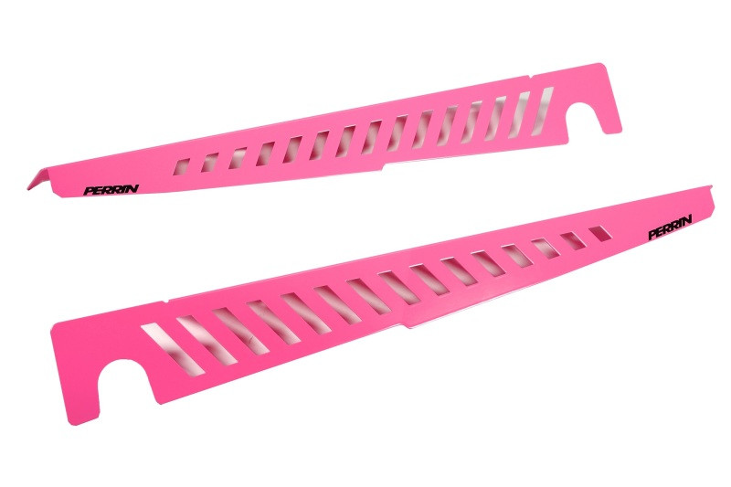 PERRIN 22-25 Subaru WRX Fender Shroud Set - Hyper Pink - PSP-ENG-551HP