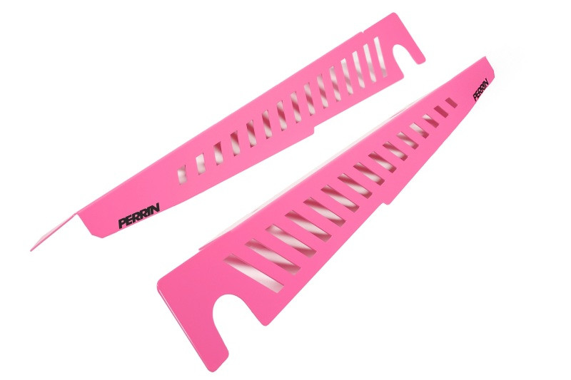 PERRIN 22-25 Subaru WRX Fender Shroud Set - Hyper Pink - PSP-ENG-551HP