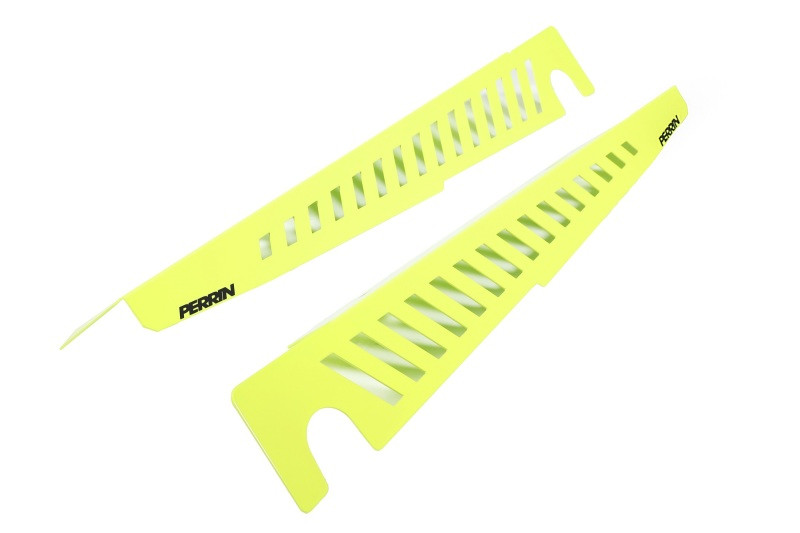 PERRIN 22-25 Subaru WRX Fender Shroud Set - Neon Yellow - PSP-ENG-551NY
