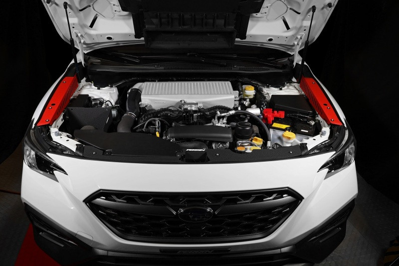 PERRIN 22-25 Subaru WRX Fender Shroud Set - Red - PSP-ENG-551RD