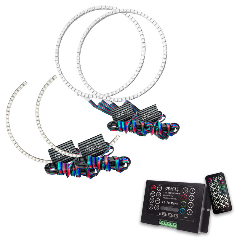 Oracle Toyota Tundra 14-17 Dual Halo Kit - ColorSHIFT w/ 2.0 Controller - 2381-333