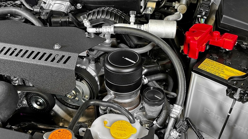 PERRIN 15-25 Subaru WRX & 13-25 BRZ/FR-S/86/GR86 Oil Filter Cover - Black - PSP-ENG-716BK