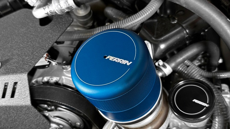 PERRIN 15-25 Subaru WRX & 13-25 BRZ/FR-S/86/GR86 Oil Filter Cover - Blue - PSP-ENG-716BL