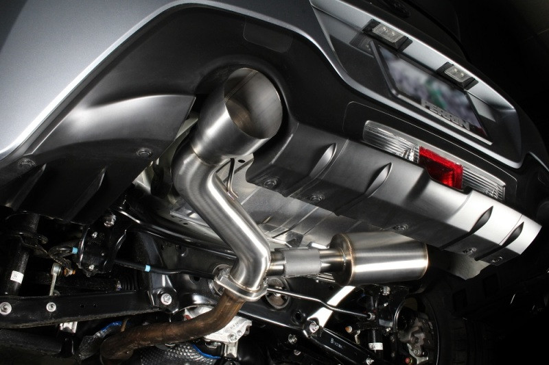 PERRIN 22-25 Subaru BRZ / Toyota GR86 Axle Back Exhaust SS (Single Side Exit w/Helmholtz Chamber) - PSP-EXT-368BR