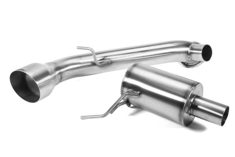 PERRIN 22-25 Subaru BRZ / Toyota GR86 Axle Back Exhaust SS (Single Side Exit w/Helmholtz Chamber) - PSP-EXT-368BR