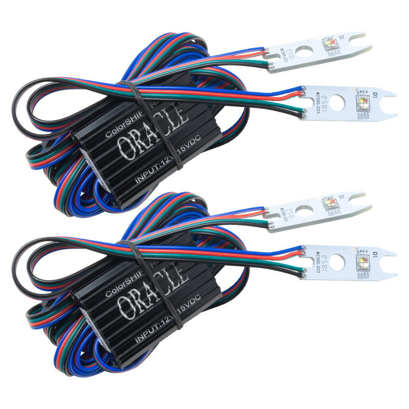 Oracle 15-17 Ford F-150 Headlight DRL Upgrade Kit - ColorSHIFT w/o Controller - 2395-334