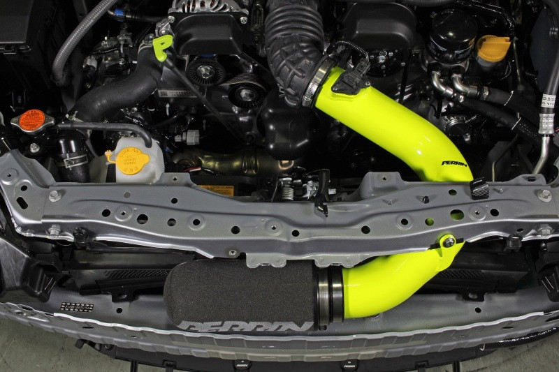 PERRIN 22-25 Subaru BRZ / Toyota GR86 Cold Air Intake - Neon Yellow - PSP-INT-335NY