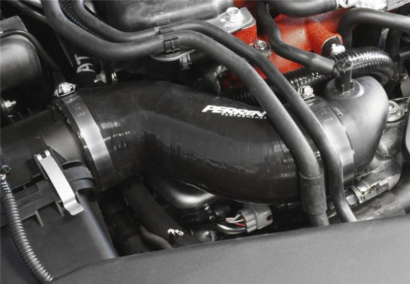 PERRIN 02-07 Subaru WRX/STi AFTA-MAF Intake Tube Air-Box to Inlet Hose - Black - PSP-INT-350BK Photo - Primary