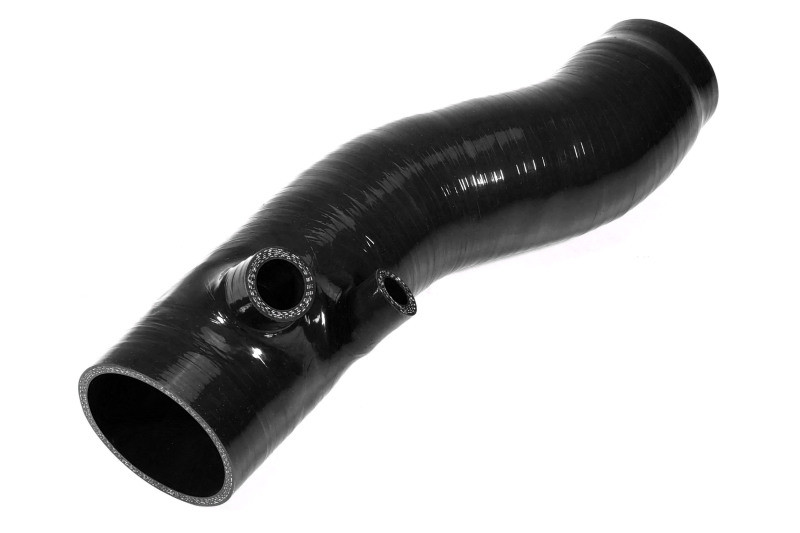 PERRIN 22-24 Subaru WRX / 20-25 LGT & OBXT Turbo Inlet Hose w/Turbo Adapter Flange (Long) - Black - PSP-INT-425BK