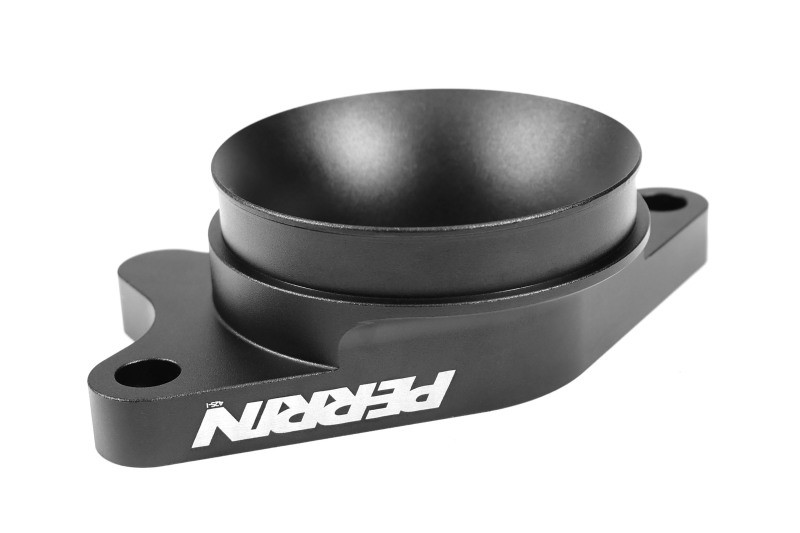 PERRIN 22-24 Subaru WRX / 20-25 LGT & OBXT Turbo Inlet Hose w/Turbo Adapter Flange (Long) - Red - PSP-INT-425RD