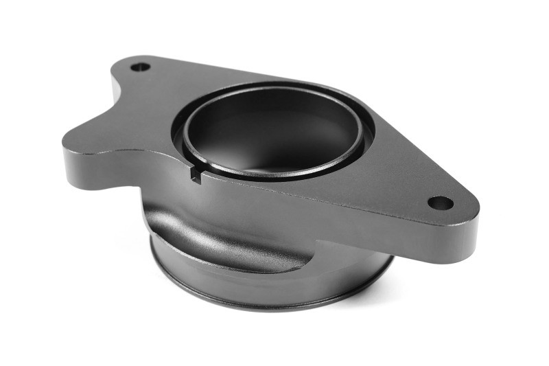 PERRIN 22-24 Subaru WRX / 20-25 LGT & OBXT Turbo Inlet Hose w/Turbo Adapter Flange (Short) - Black - PSP-INT-426BK