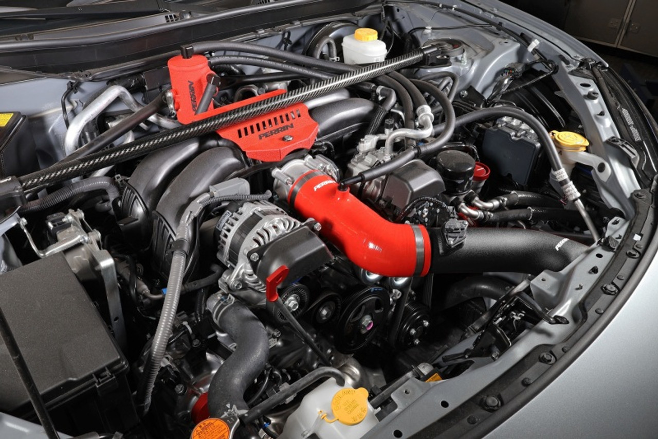 PERRIN 22-25 Subaru BRZ / Toyota GR86 Inlet Hose - Red - PSP-INT-432RD