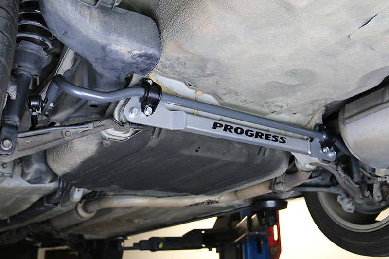 Progress Tech 92-95 Honda Civic Rear Sway Bar (22mm - Adjustable) Incl Bar Brace and Adj End Links - 62.1040