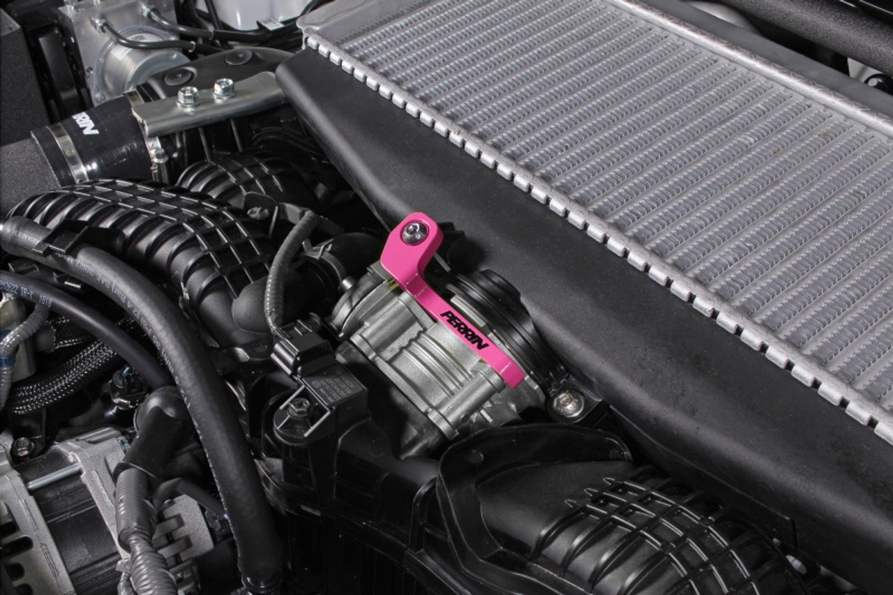 PERRIN 22-25 Subaru WRX / 19-25 Ascent / 20-25 Outback & Legacy Turbo TMIC Bracket - Hyper Pink - PSP-ITR-331HP