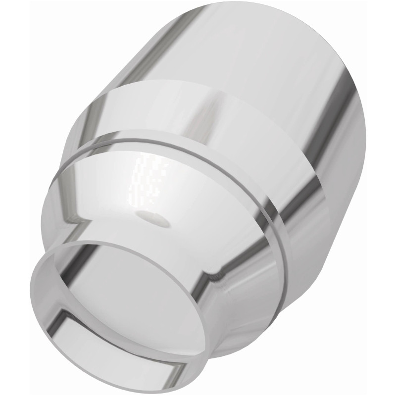 MagnaFlow Tip Stainless Double Wall Round Single Outlet Polished 4.5in DIA 2.5in Inlet 5.75in Length - 35224