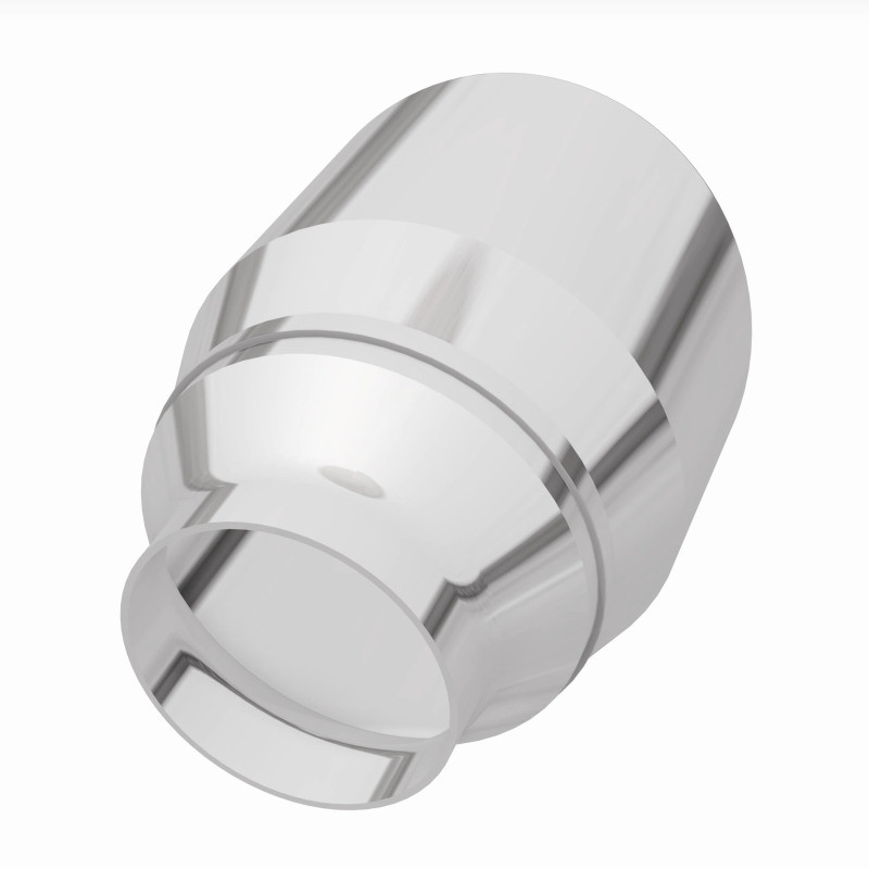 MagnaFlow Tip Stainless Double Wall Round Single Outlet Polished 4.5in DIA 2.5in Inlet 5.75in Length - 35224