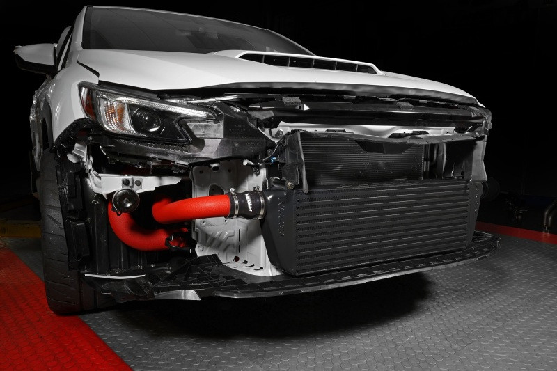PERRIN 22-25 Subaru WRX Front Mount Intercooler Kit (Red Tubes & Black Core) - PSP-ITR-441BK/RD