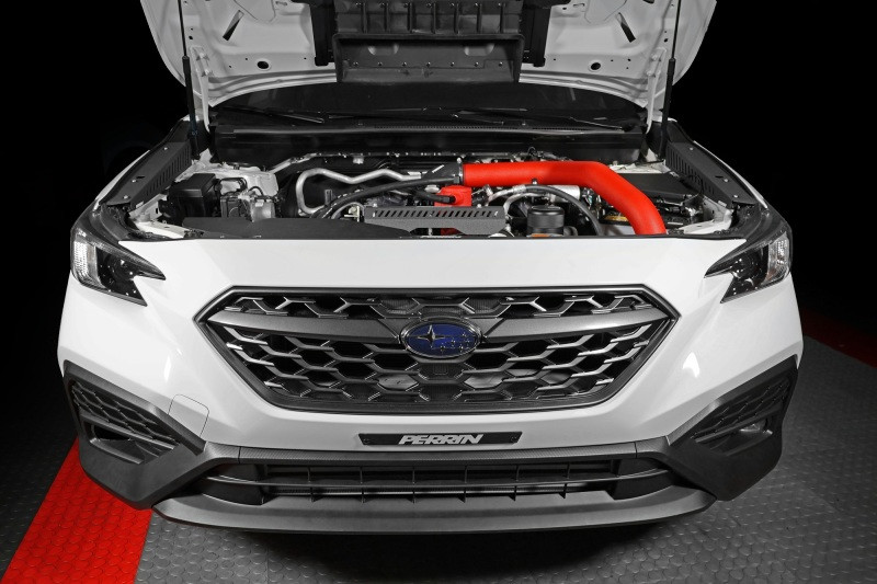 PERRIN 22-25 Subaru WRX Front Mount Intercooler Kit (Red Tubes & Silver Core) - PSP-ITR-441SL/RD