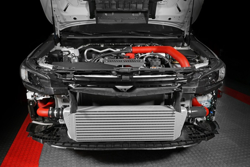 PERRIN 22-25 Subaru WRX Front Mount Intercooler Kit (Red Tubes & Silver Core) - PSP-ITR-441SL/RD