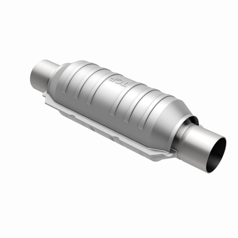 MagnaFlow Catalytic Converter 2 in Inlet 2 in Outlet 11 in Length SS - 418004