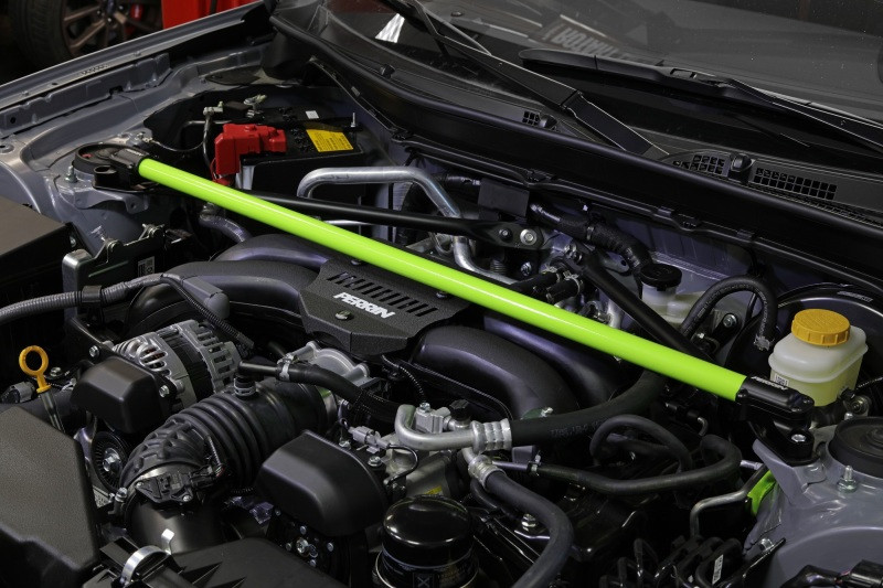 PERRIN 13-25 Subaru BRZ / Toyota GR86/86 / Scion FR-S Front Strut Brace - Neon Yellow - PSP-SUS-066NY