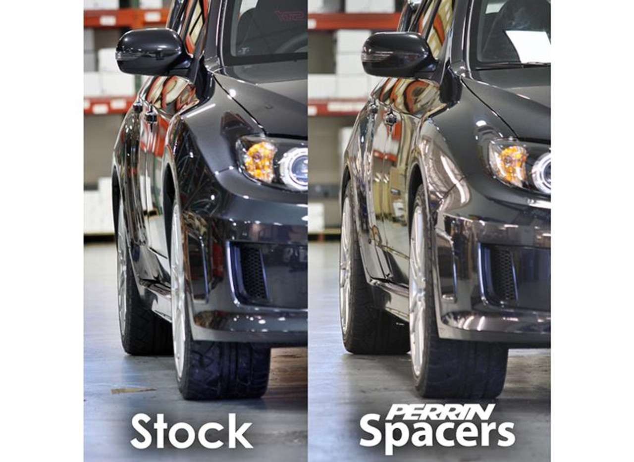 PERRIN Subaru/Toyota/Scion 15mm Wheel Spacers (Slip-On Style W/Studs) 5x114.3 &amp; 5x100 56mm CB - - PSP-WHL-115BK Photo - Primary