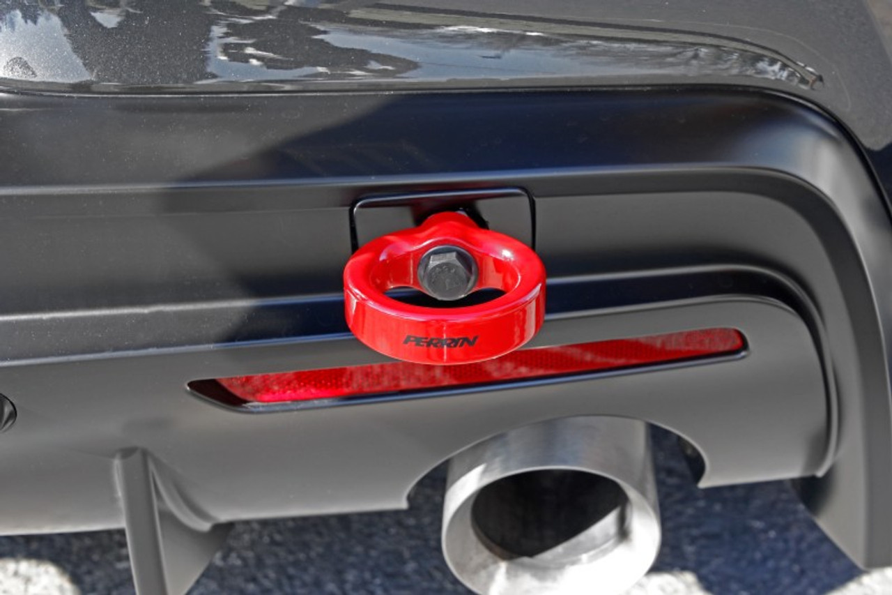 PERRIN 20-25 Toyota Supra Tow Hook Kit (Rear) - Red - PTP-BDY-250RD
