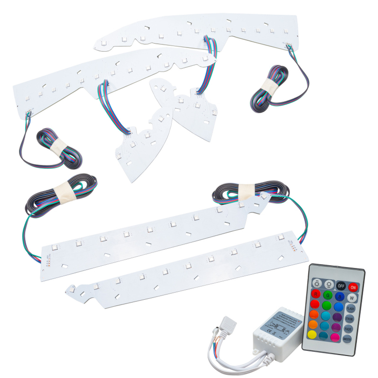 Oracle 14-15 GMC Sierra Headlight DRL Upgrade Kit - ColorSHIFT w/ Simple Controller - 2450-504