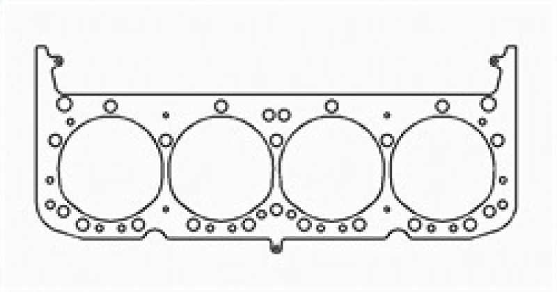 Cometic Chevy Gen1 Small Block V8 .040in MLS Cyl Head Gasket-4.135in Bore-With Edelbrock RPM Heads - C5274-040