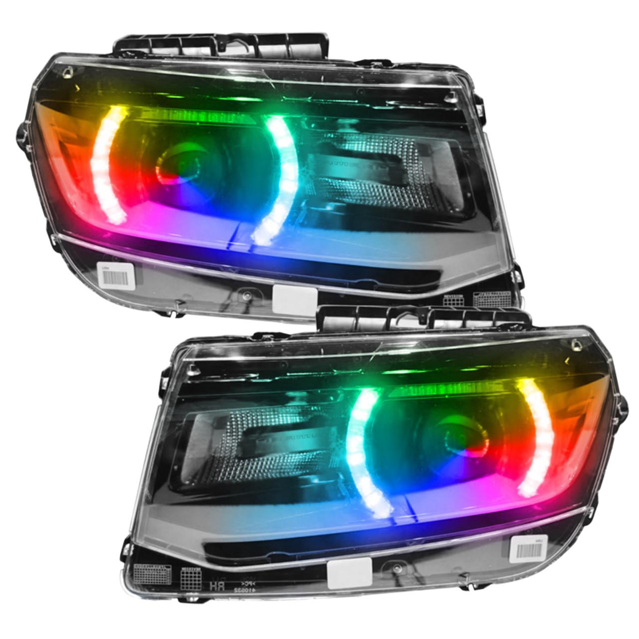 Oracle 14-15 Chevy Camaro RS Headlight DRL Upgrade Kit - ColorSHIFT w/o Controller - 2622-334