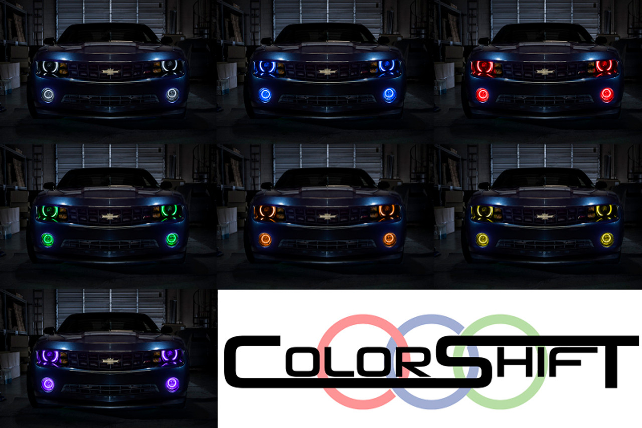 Oracle Chevrolet Camaro RS 10-13 Halo Kit - ColorSHIFT w/ Simple Controller - 2641-504